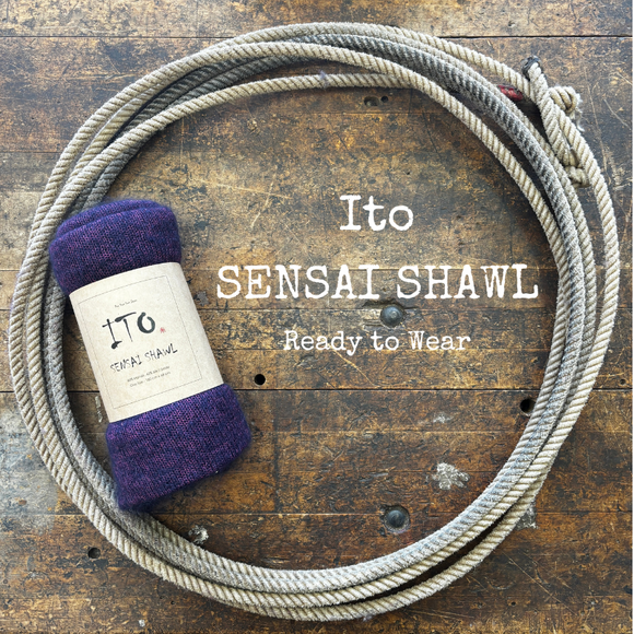 Purple Sensai Shawl 