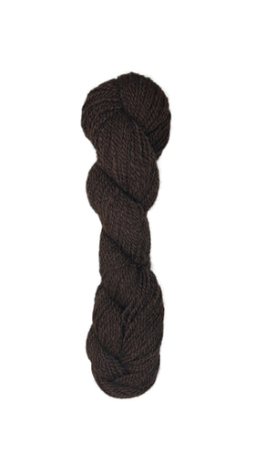 Skein of exclusive Cowgirl wool Yarn in the color brown