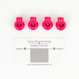 Twice Sheared Sheep: Cable Locks - Circular Needle Cord Stops