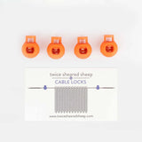 Twice Sheared Sheep: Cable Locks - Circular Needle Cord Stops
