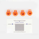 Twice Sheared Sheep: Cable Locks - Circular Needle Cord Stops-5