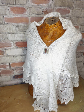 Magnetic Shawl Pin One of a Kind- Square 6