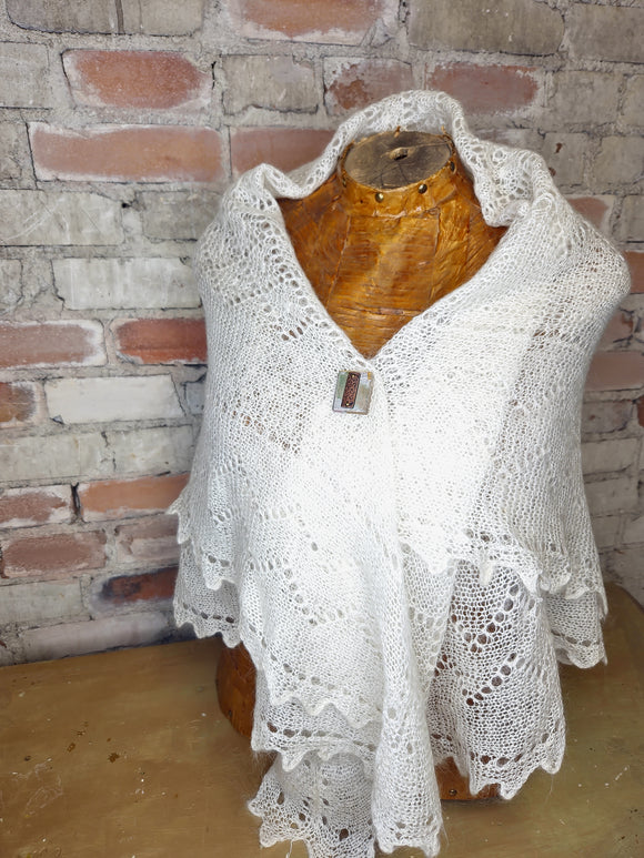 Magnetic Shawl Pin One of a Kind- Square 6