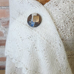 Magnetic Shawl Pin One of a Kind- Circle 1