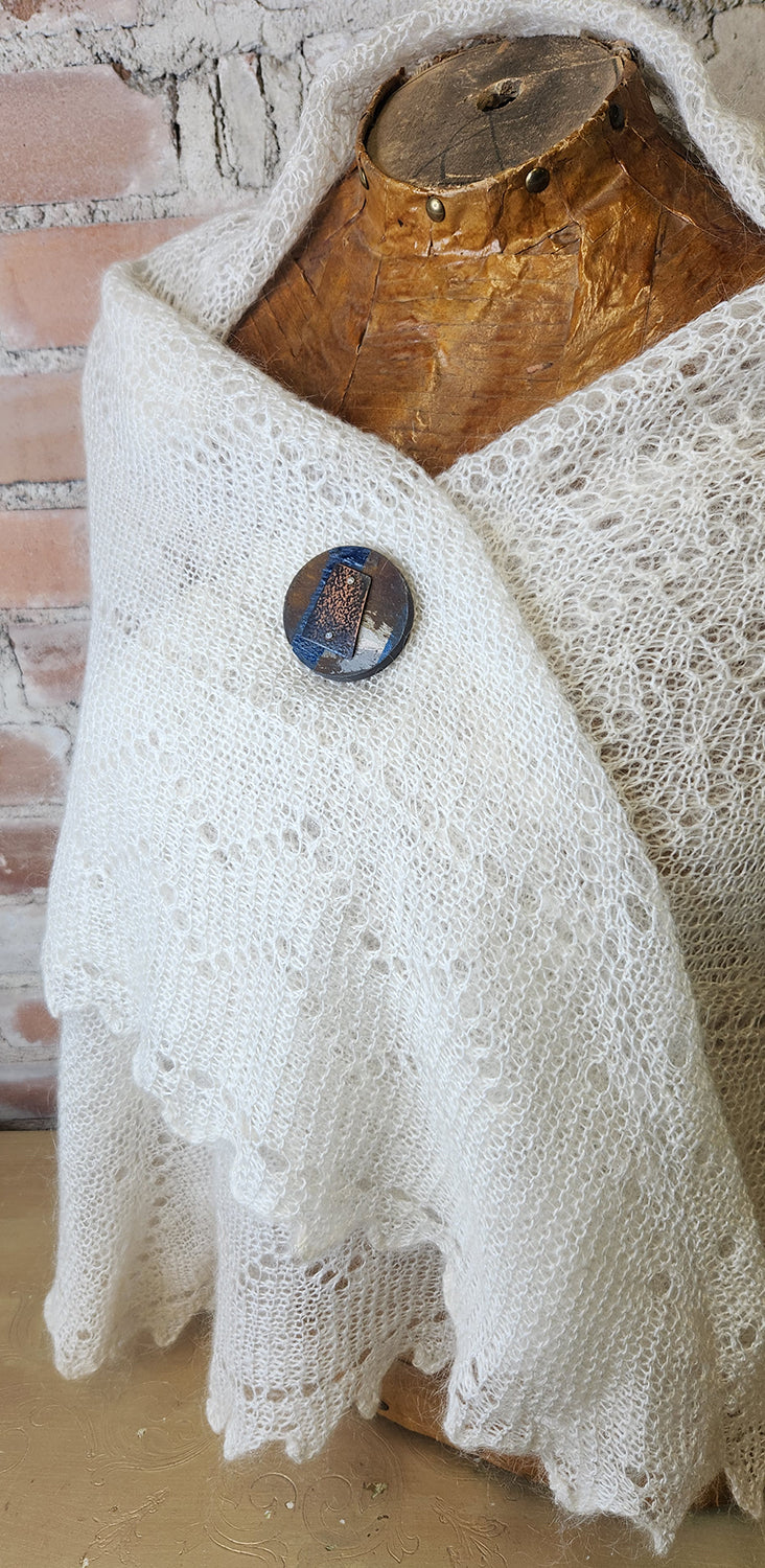 Magnetic Shawl Pin One of a Kind- Circle 5