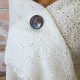 Magnetic Shawl Pin One of a Kind- Circle 5