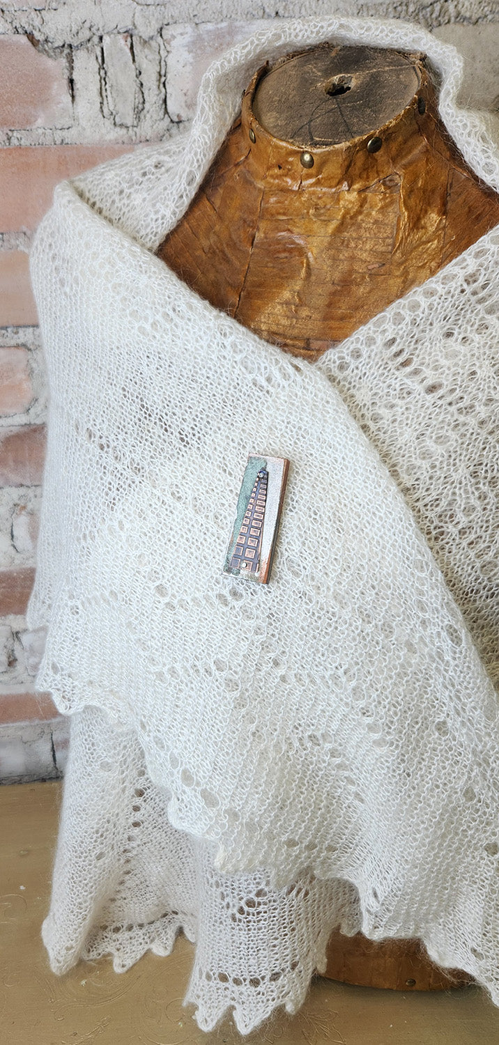 Magnetic Shawl Pin One of a Kind- Rectangle 1