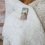 Magnetic Shawl Pin One of a Kind- Rectangle 2