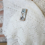 Magnetic Shawl Pin One of a Kind- Rectangle 3