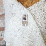 Magnetic Shawl Pin One of a Kind- Rectangle 8