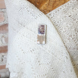 Magnetic Shawl Pin One of a Kind- Rectangle 8