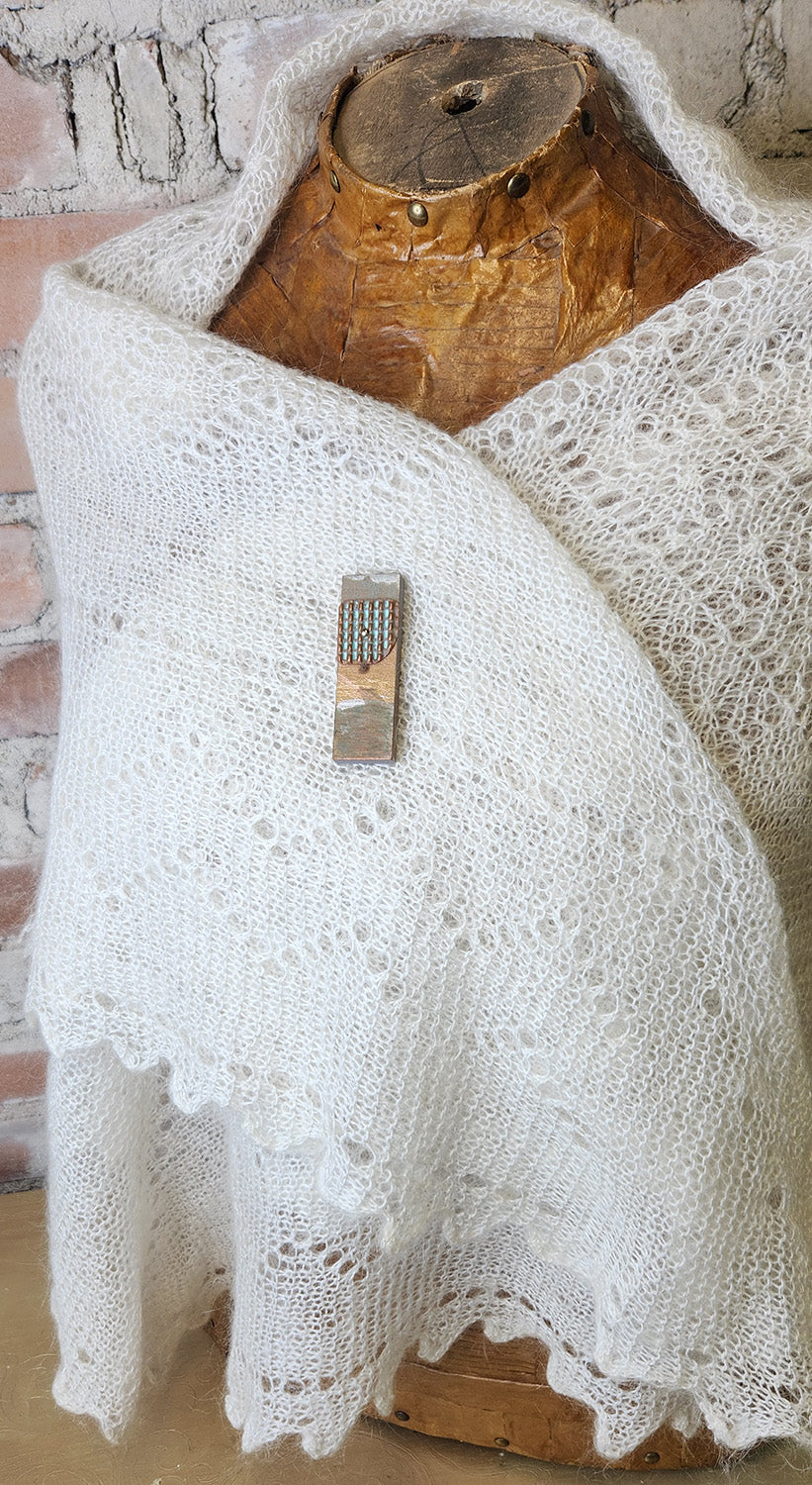 Magnetic Shawl Pin One of a Kind- Rectangle 9