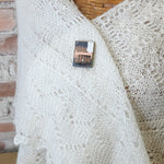 Magnetic Shawl Pin One of a Kind- Square 14