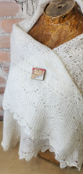 Magnetic Shawl Pin One of a Kind- Square 16