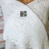 Magnetic Shawl Pin One of a Kind- Square 21