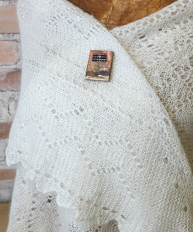 Magnetic Shawl Pin One of a Kind- Square 22