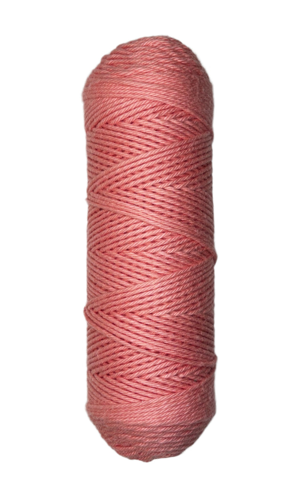 Skein of Coastal Cotton Yarn in the color pink
