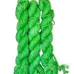 bright green mini skein