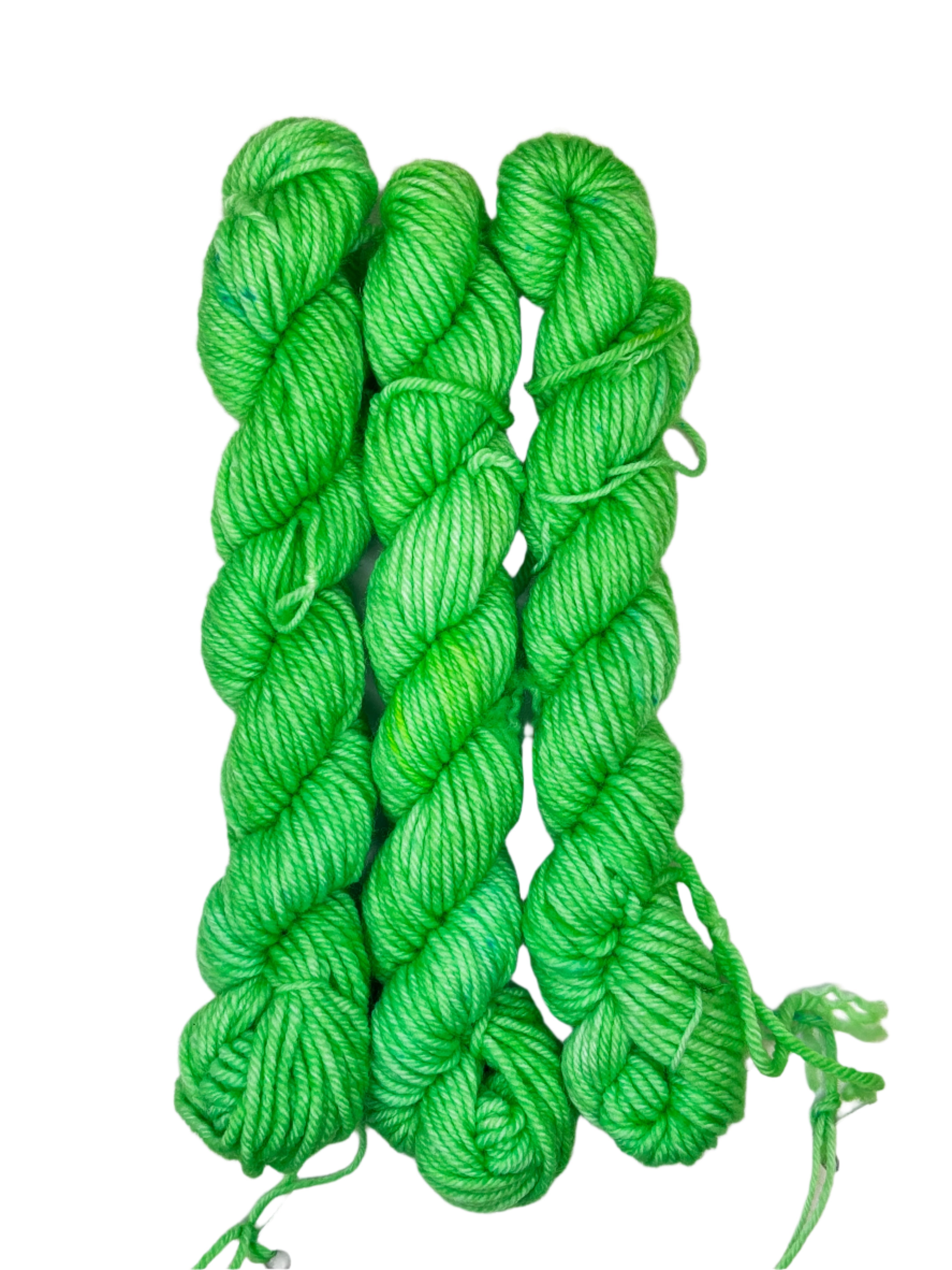 bright green mini skein