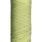 Light green skein of cotton yarn