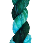 multi-colored skein of yarn 