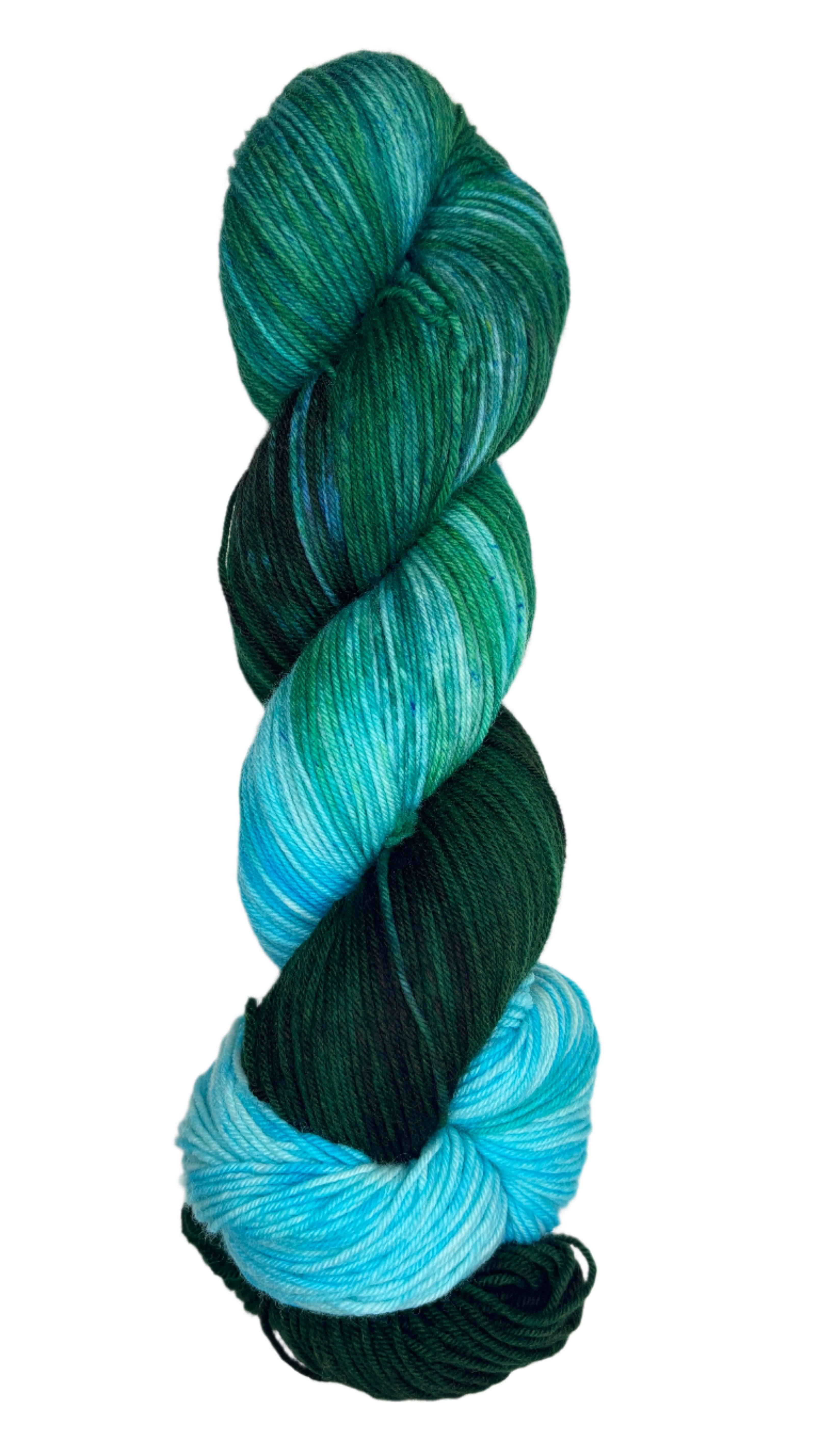 multi-colored skein of yarn 