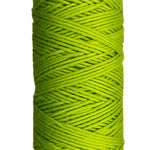 Chlorophyll Bright Green skein of cotton yarn