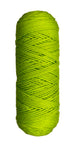 Chlorophyll Bright Green skein of cotton yarn