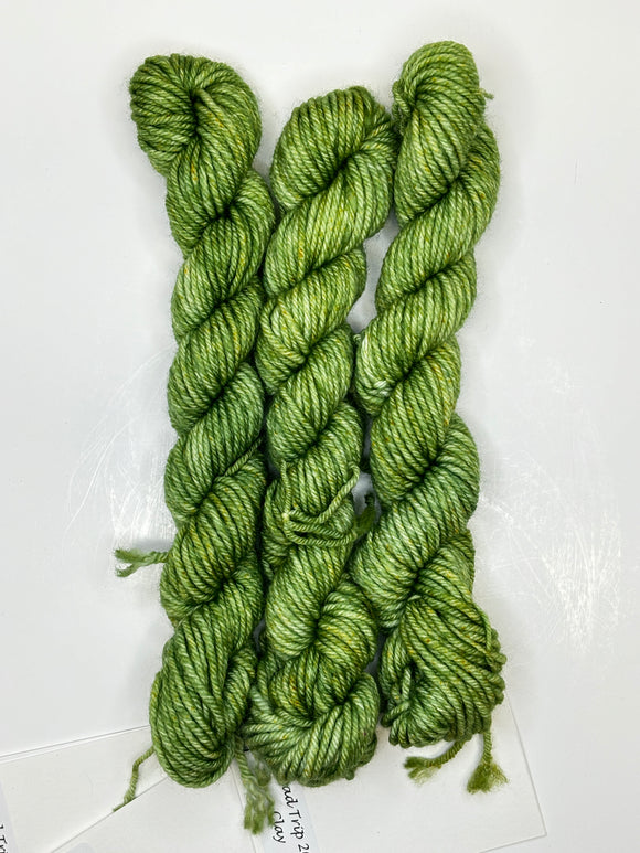grass green mini skein