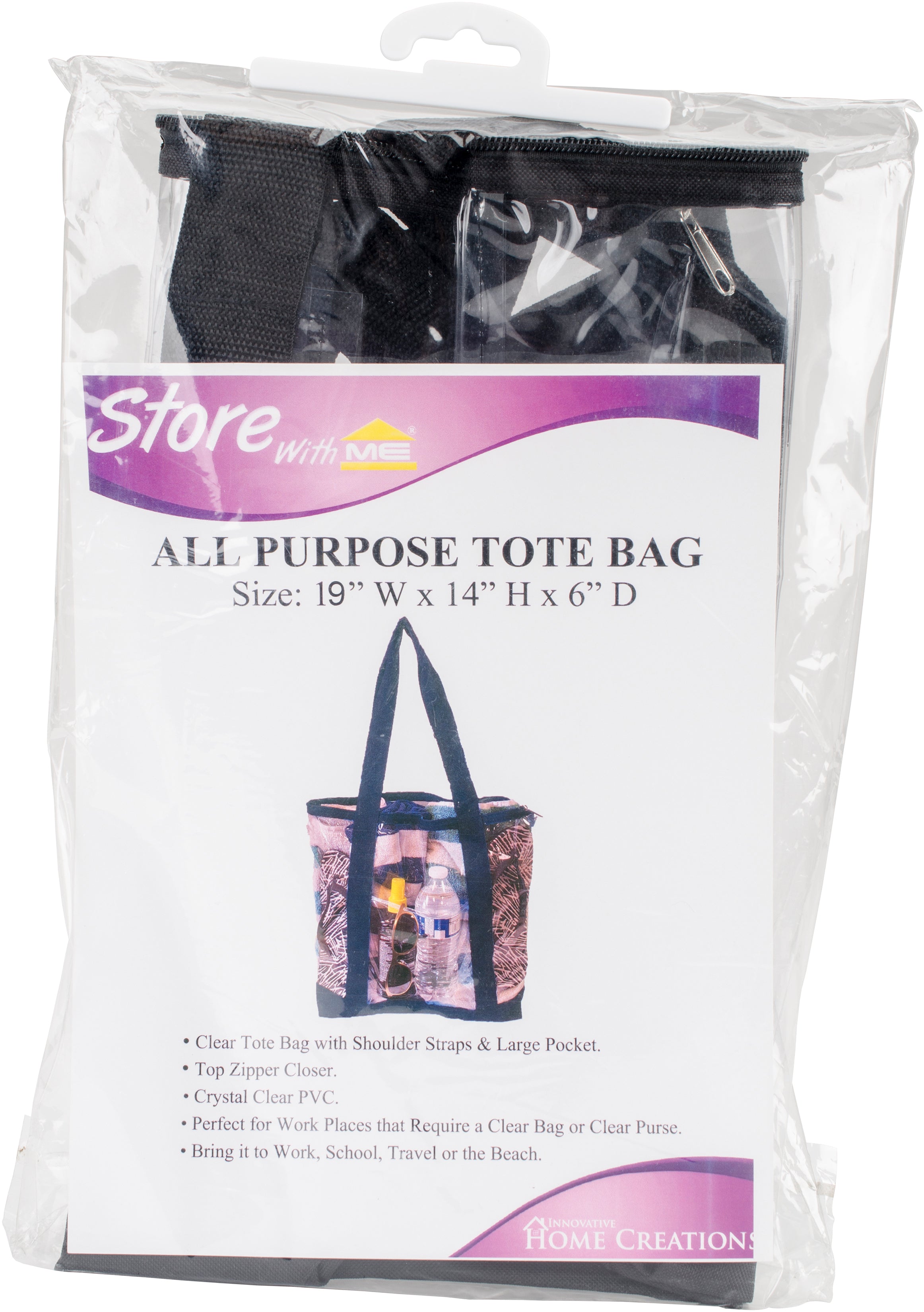 Clear All Purpose Tote Bag