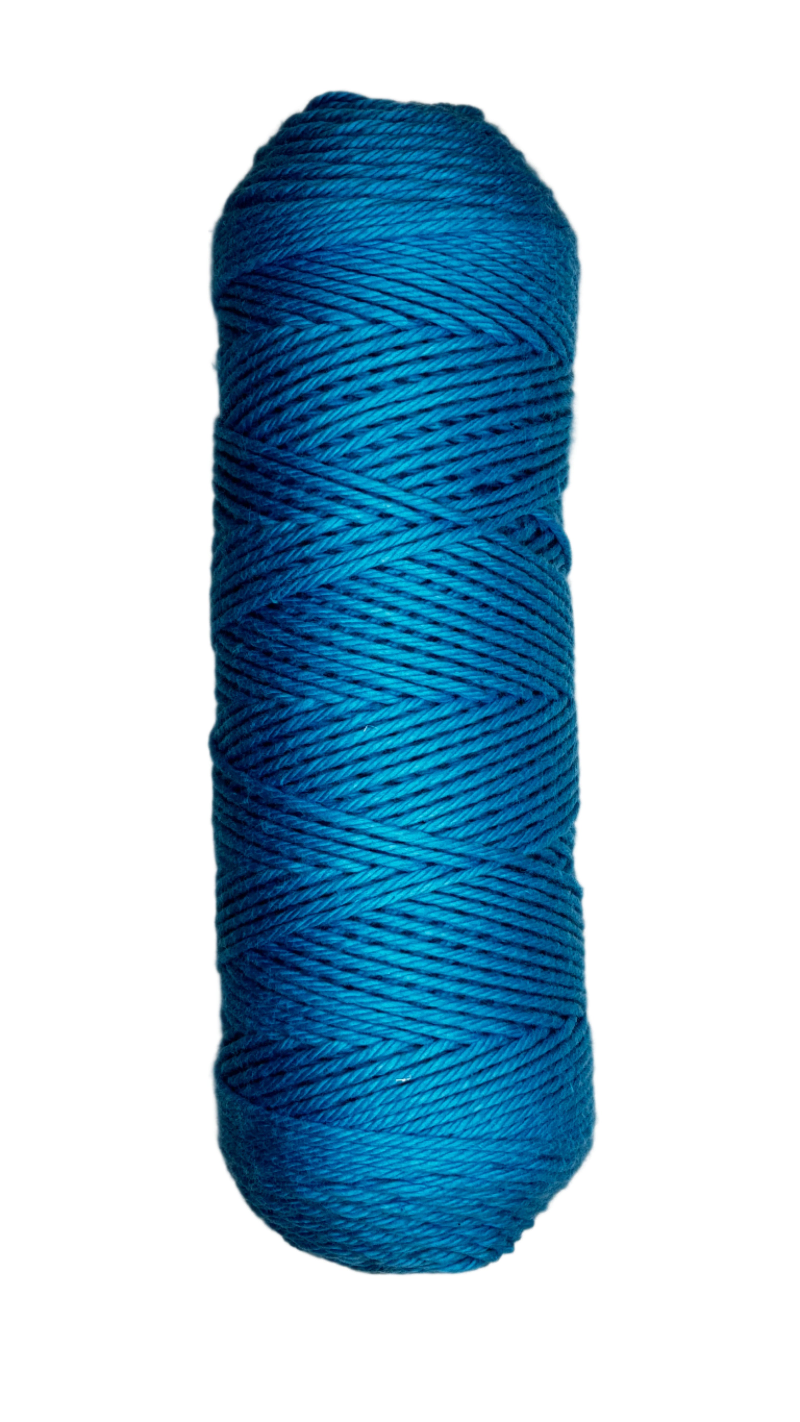 Skein of Coastal Cotton Yarn in the color blue