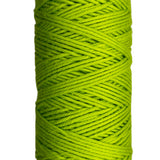Chlorophyll Bright Green skein of cotton yarn