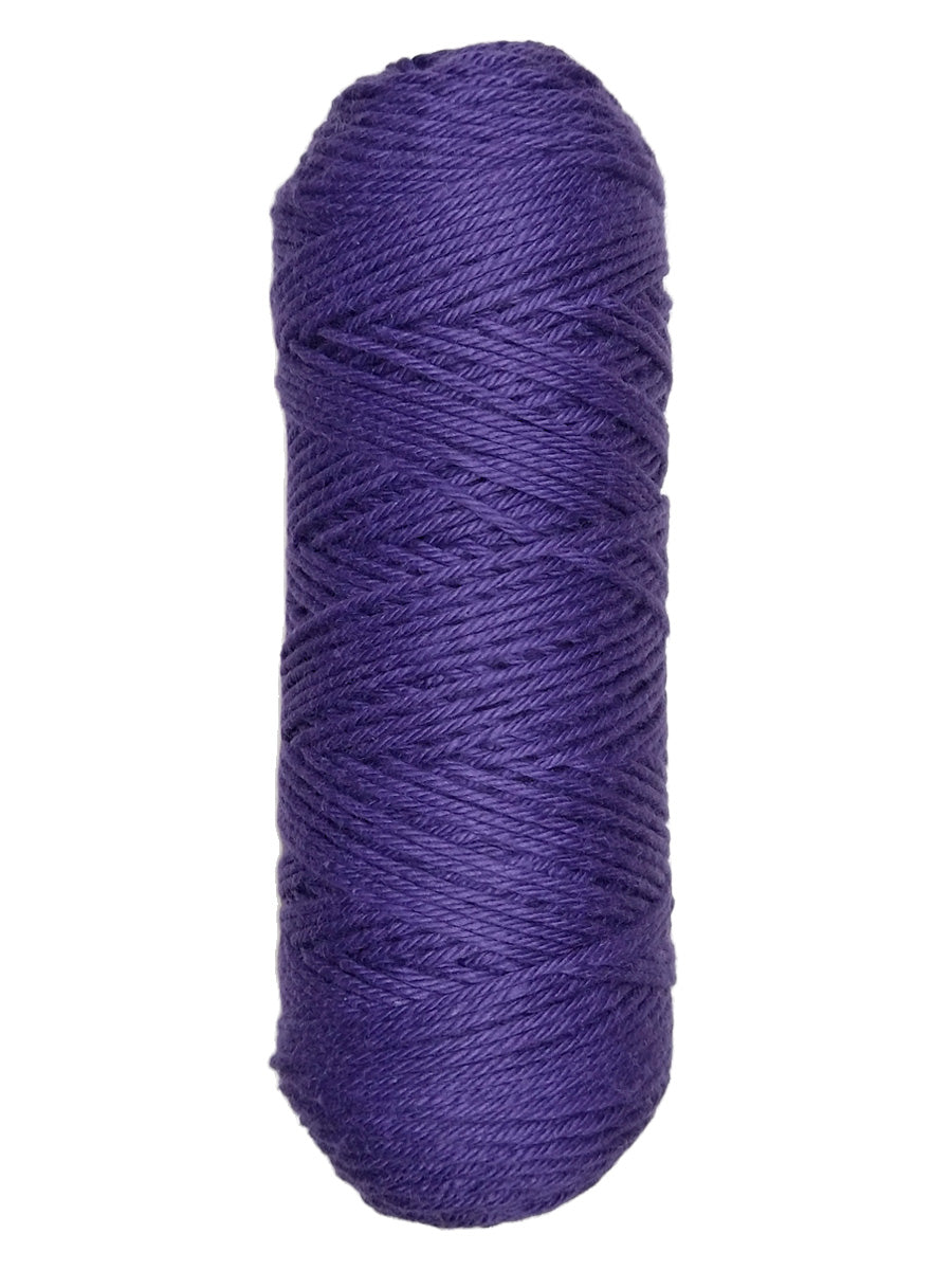 A photo of a skein of purple Coastal Cotton Cotton Yarn