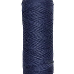 A photo of a skein of dark navy blue Coastal Cotton Cotton Yarn