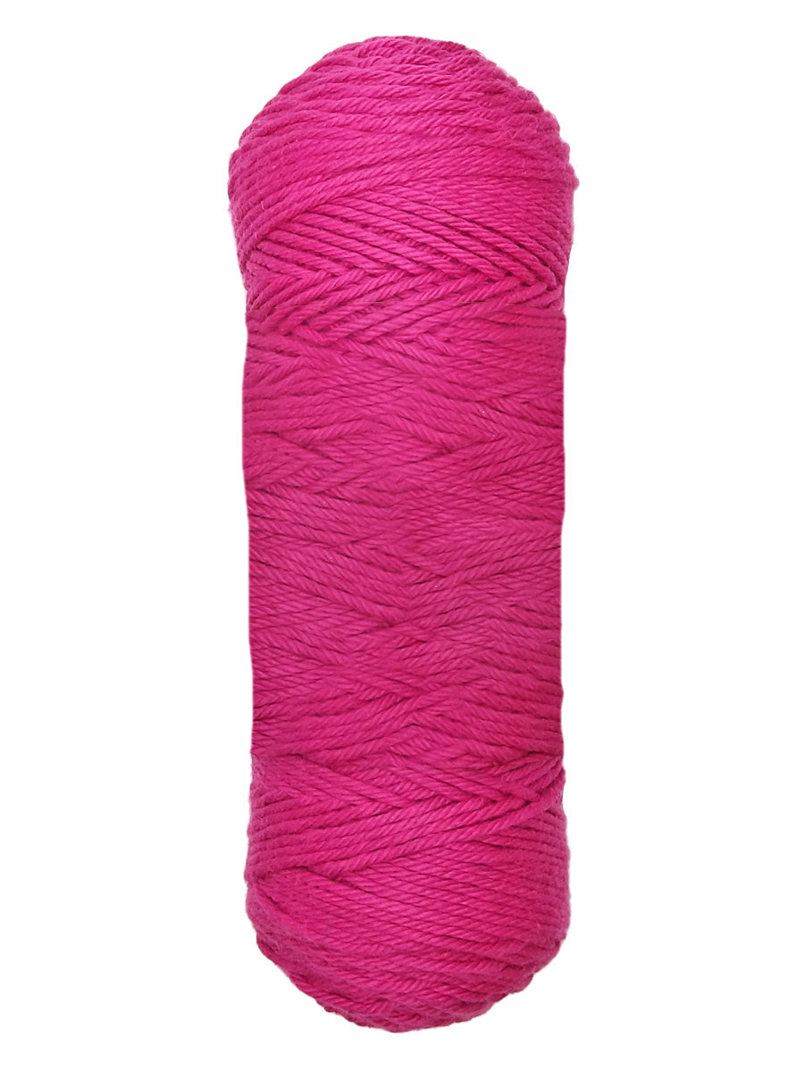 A photo of a skein of magenta Coastal Cotton Cotton Yarn