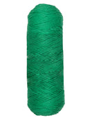 A photo of a skein of green Coastal Cotton Cotton Yarn