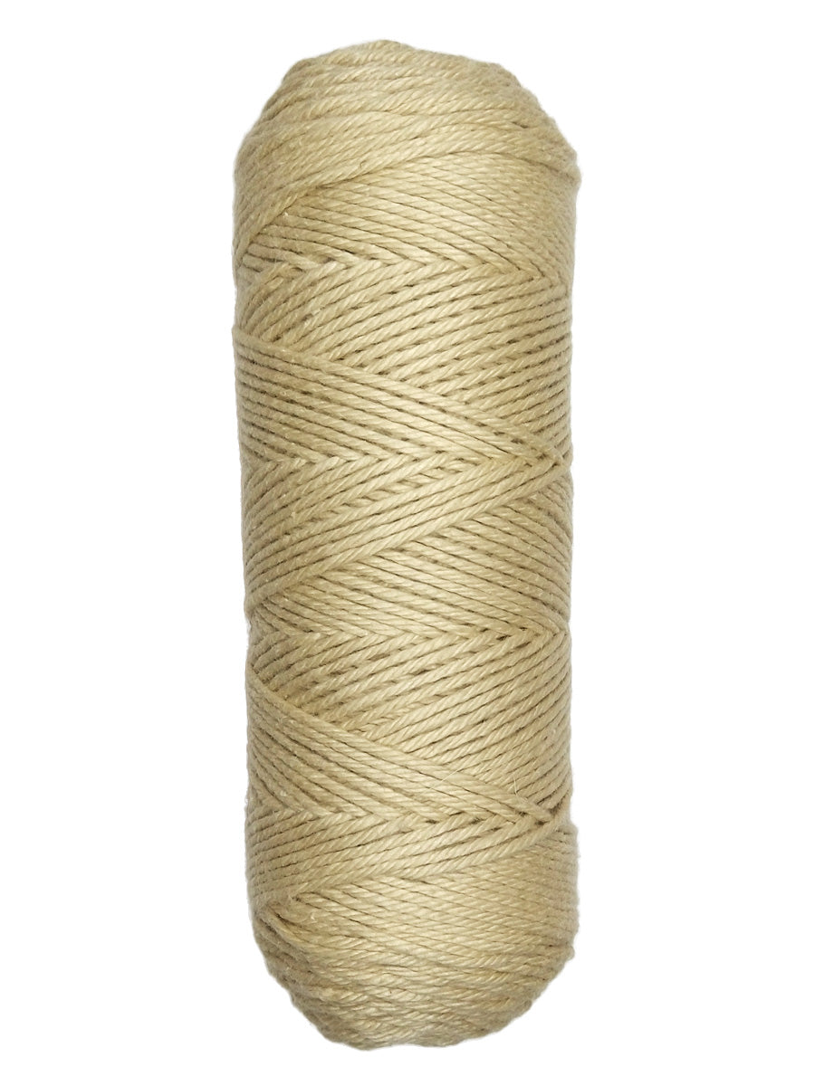 A photo of a skein of taupe Coastal Cotton Cotton Yarn