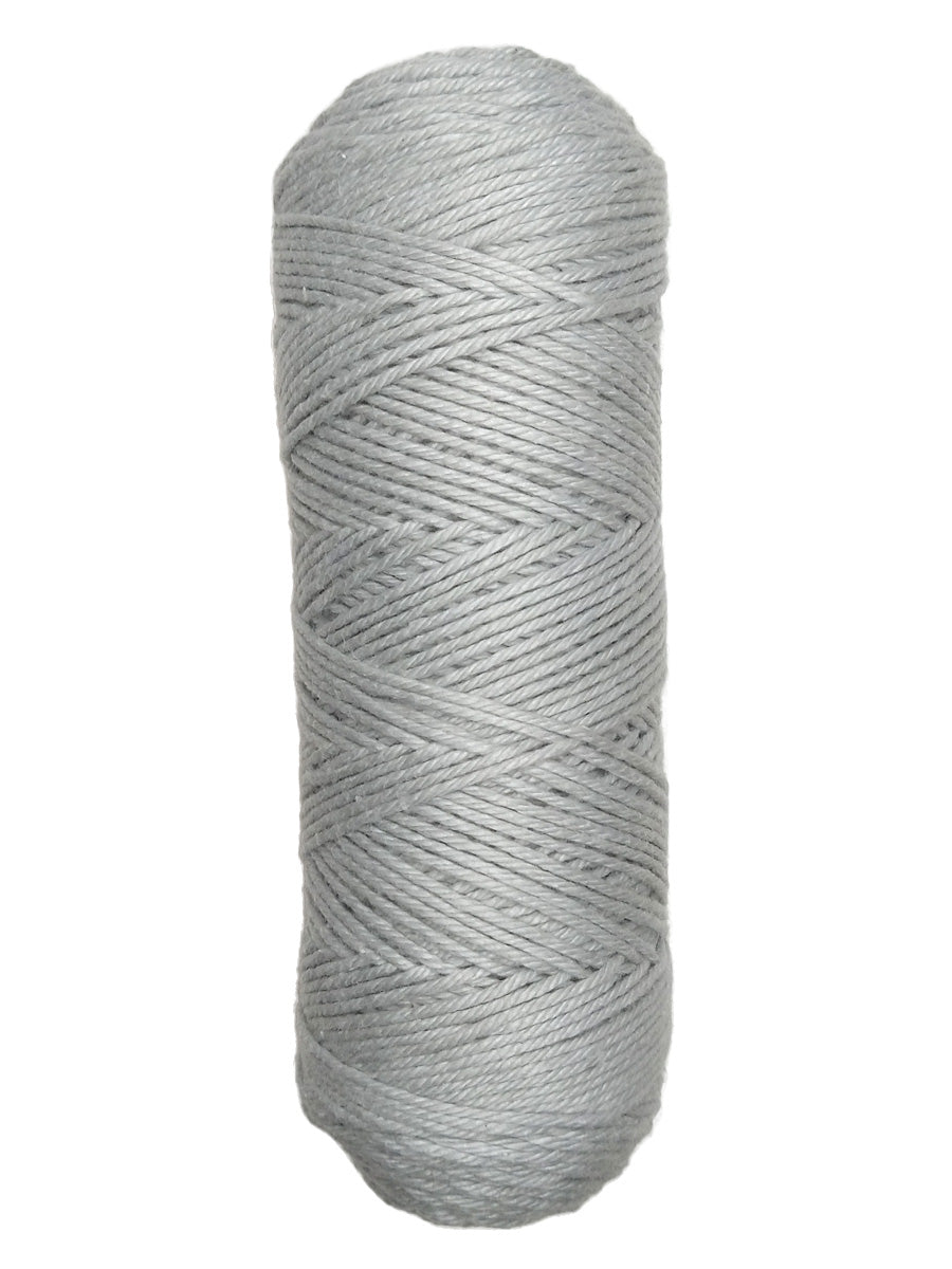 A photo of a skein of gray Coastal Cotton Cotton Yarn