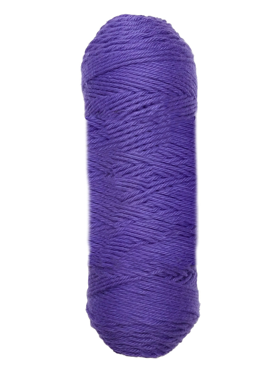 A photo of a skein of violet Coastal Cotton Cotton Yarn