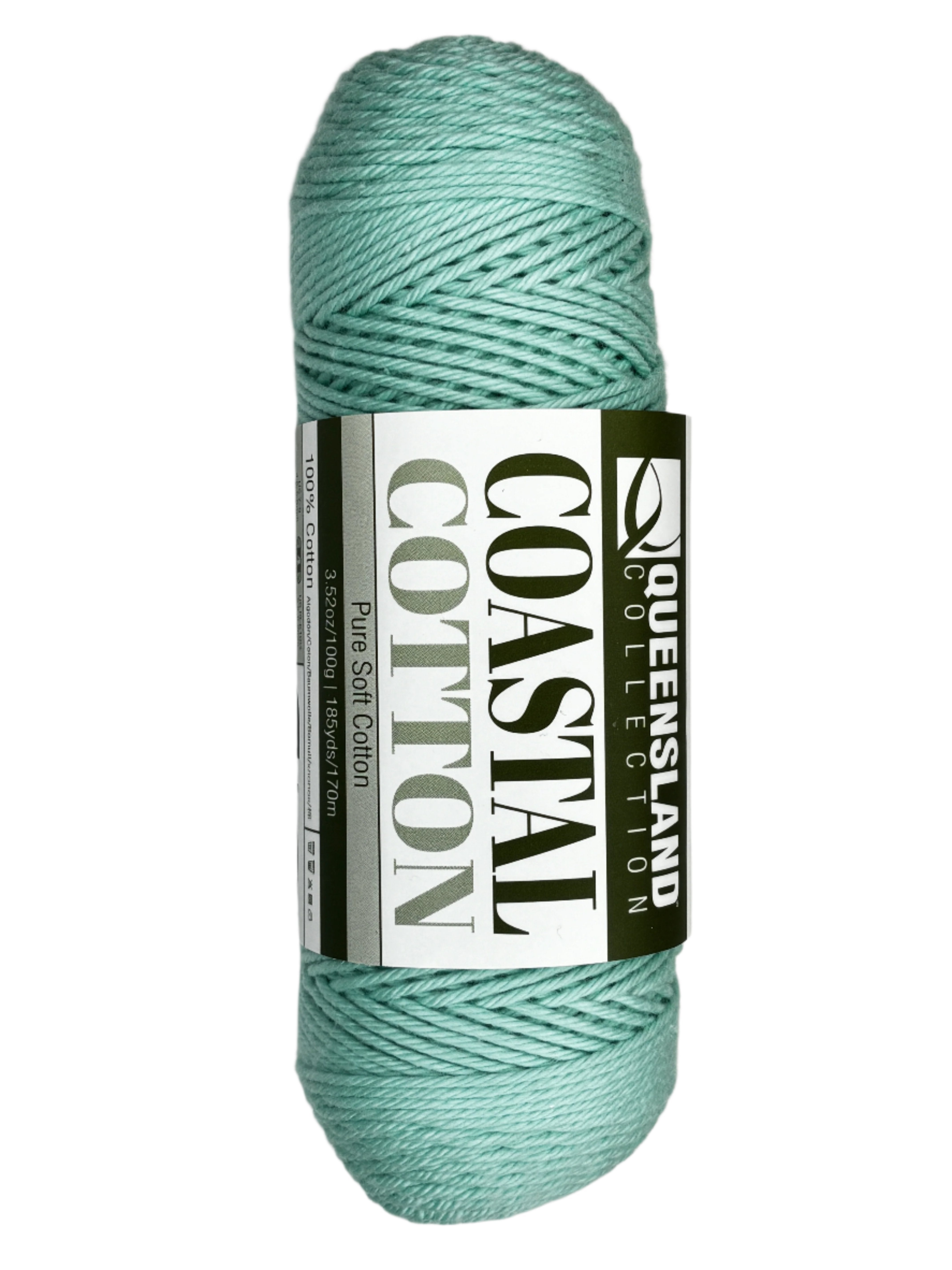 Skein of cotton yarn color Spearmint