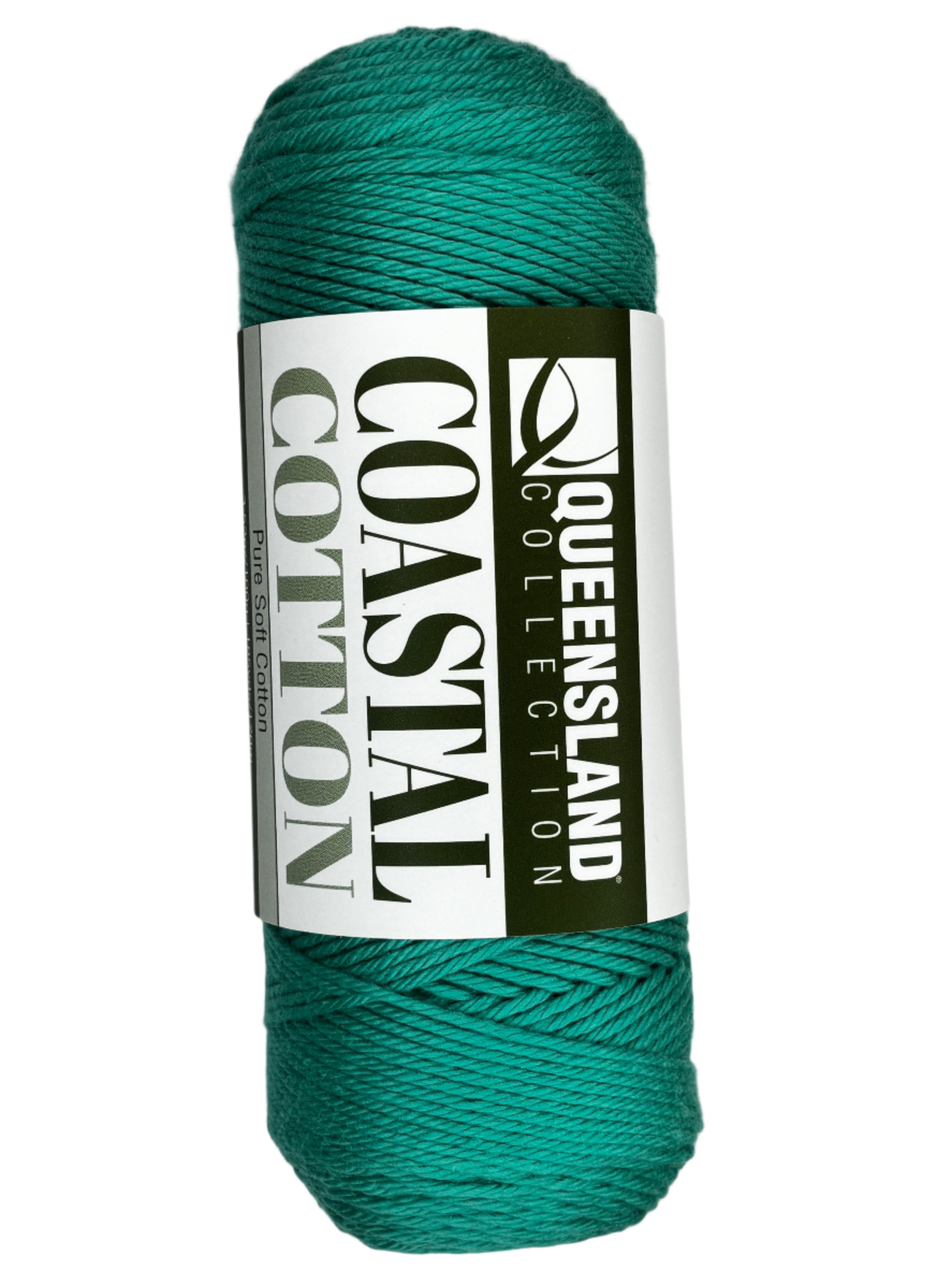 Skein of cotton yarn color Turquoise