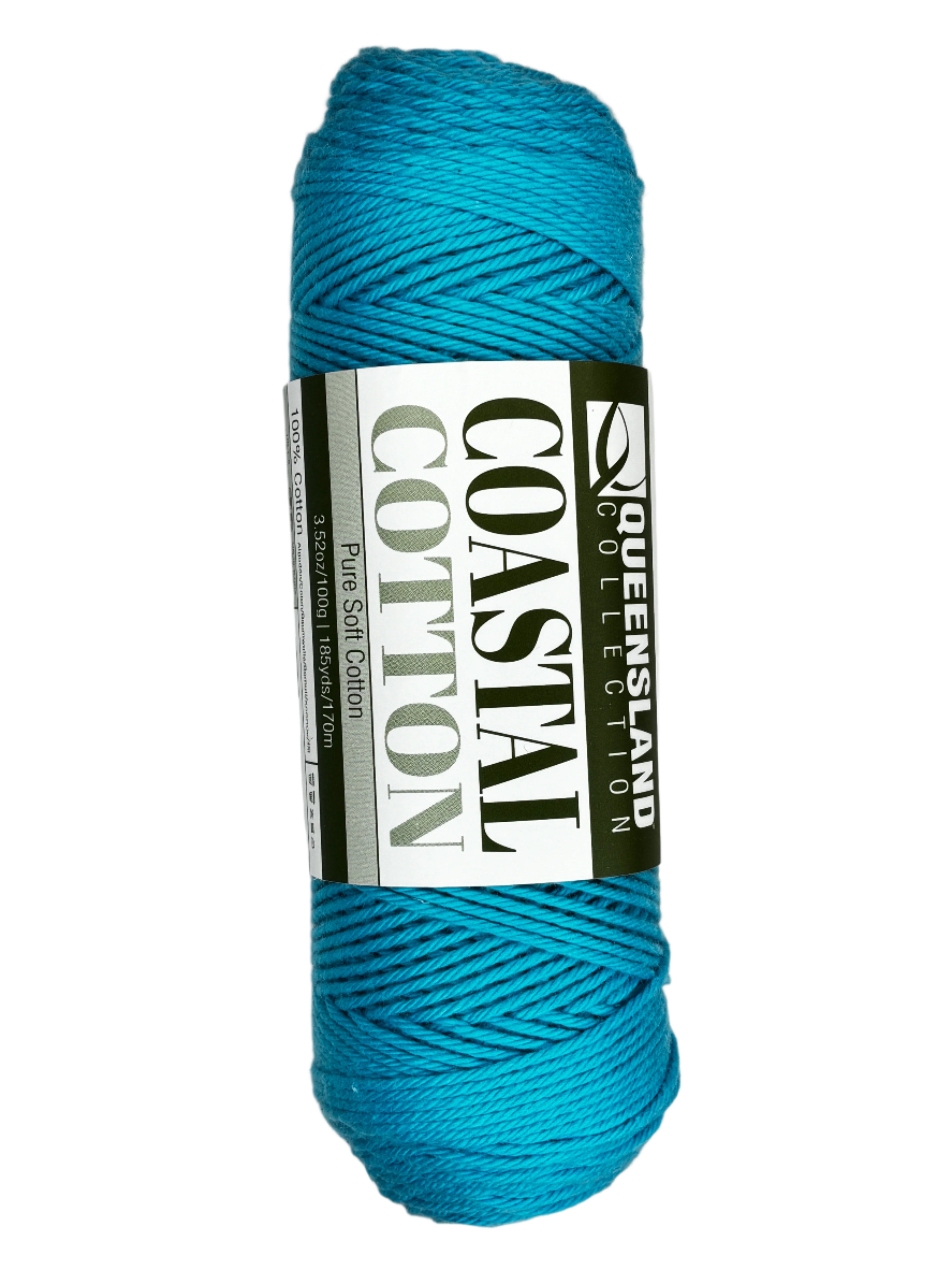 Skein of cotton yarn color Light Blue