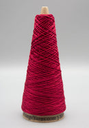 Lunatic Fringe Yarns 3/2 Tubular Spectrum Cones 1.5 oz color cranberry