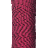 Cranberry, deep burgundy skein of cotton yarn