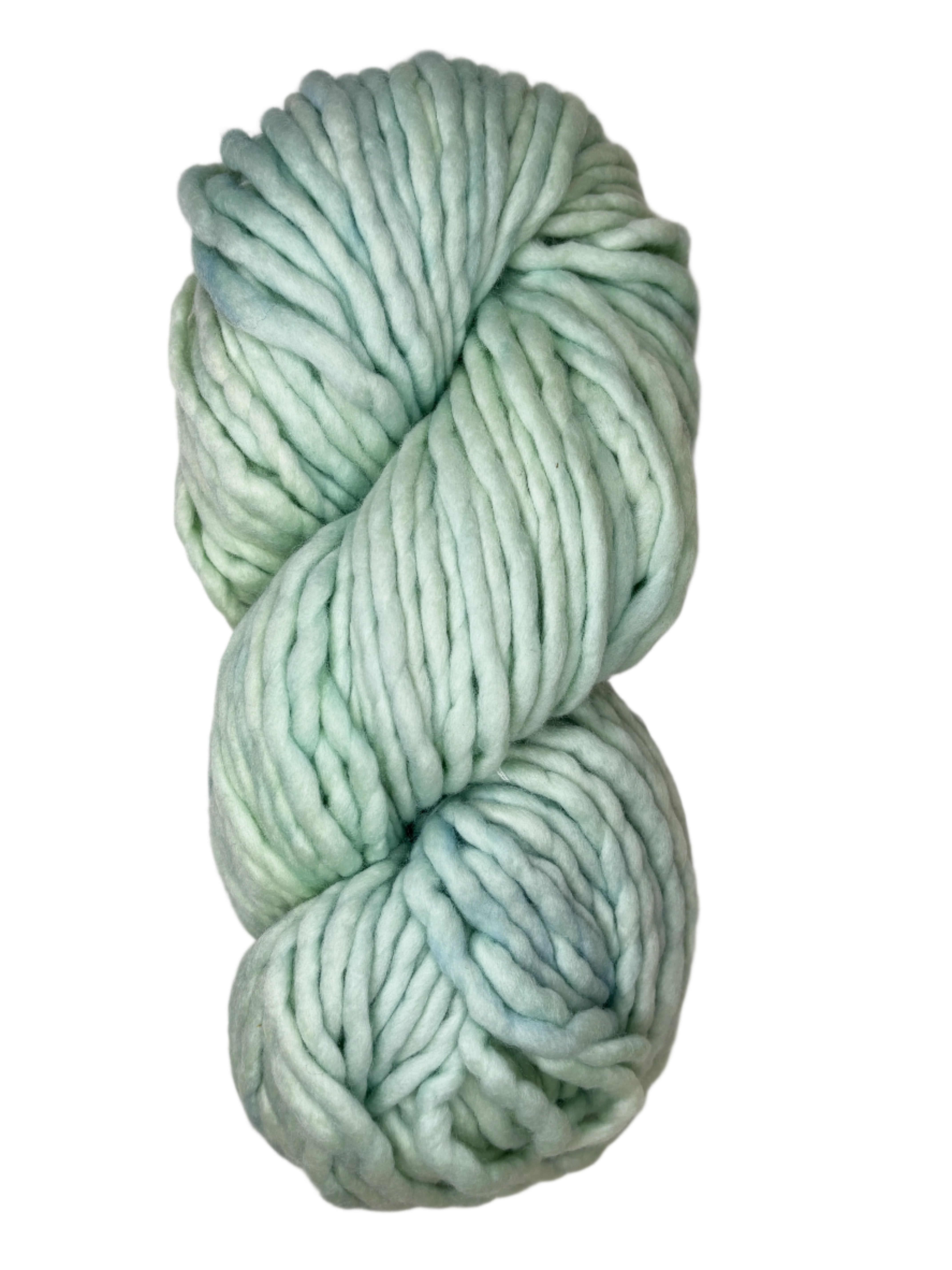 Light green hank of yarn