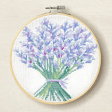 DMC Lavender Bouquet Cross Stitch Kit