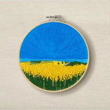 DMC Sunflower Fields Embroidery Kit