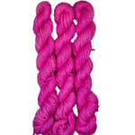 Bright pink mini skein