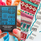 Doodle Card Deck by Pacific Knit Co.