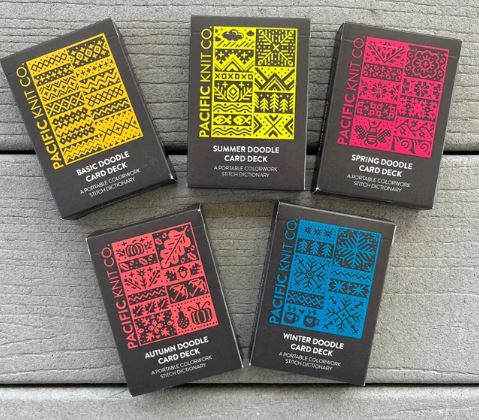 Five Pacific Knit Co. Doodle Card Decks